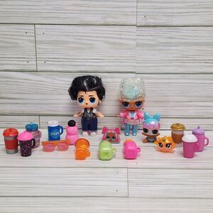 20 Pc Lot LOL Surprise Dolls Accessories Boy Doll Hair Goals Miss Snow Winter